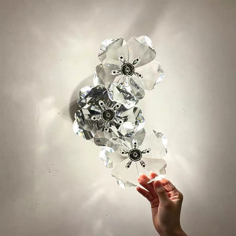 French-style luxury crystal wall lamp (2026 new model)