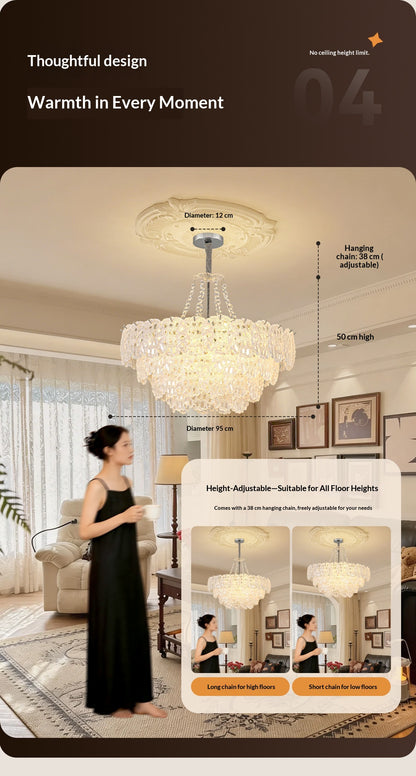 Romantic Crystal Living Room Chandelier