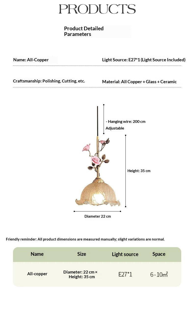 Vintage Rose Chandelier