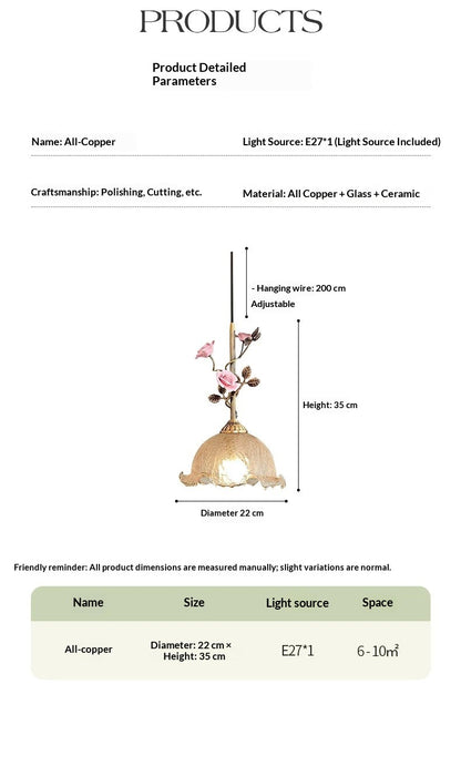 Vintage Rose Chandelier