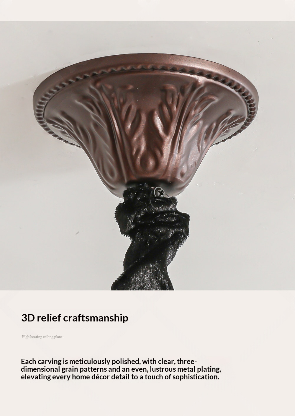Vintage Magnolia Petal Chandelier