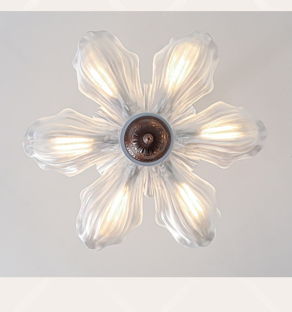Vintage Magnolia Petal Chandelier