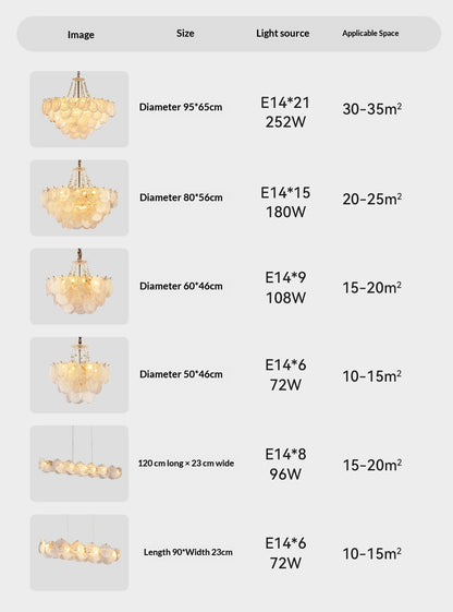 White Jade Glazed Crystal Chandelier