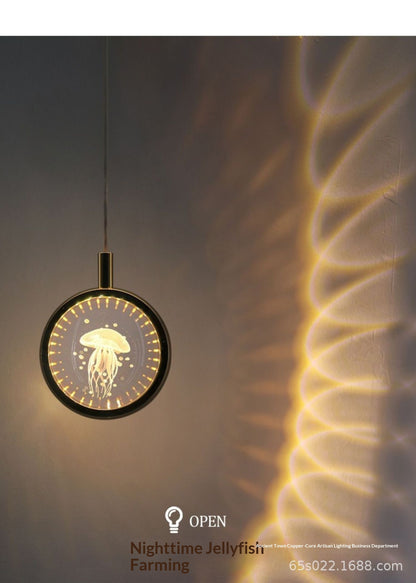 crystal ball pendant light for bedside