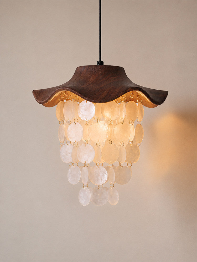 Shell Wind Chime Pendant Light
