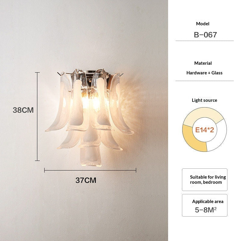 Vintage American Crystal Wall Lamp