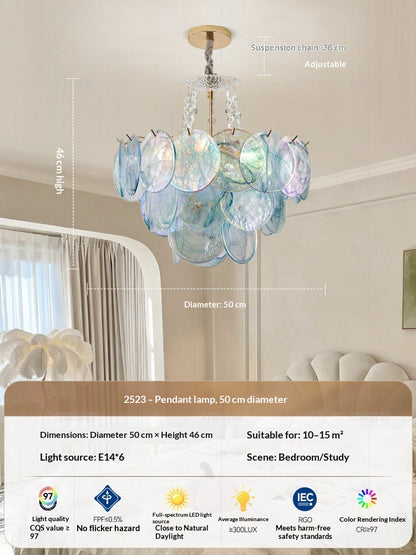 French Colorful Chandelier