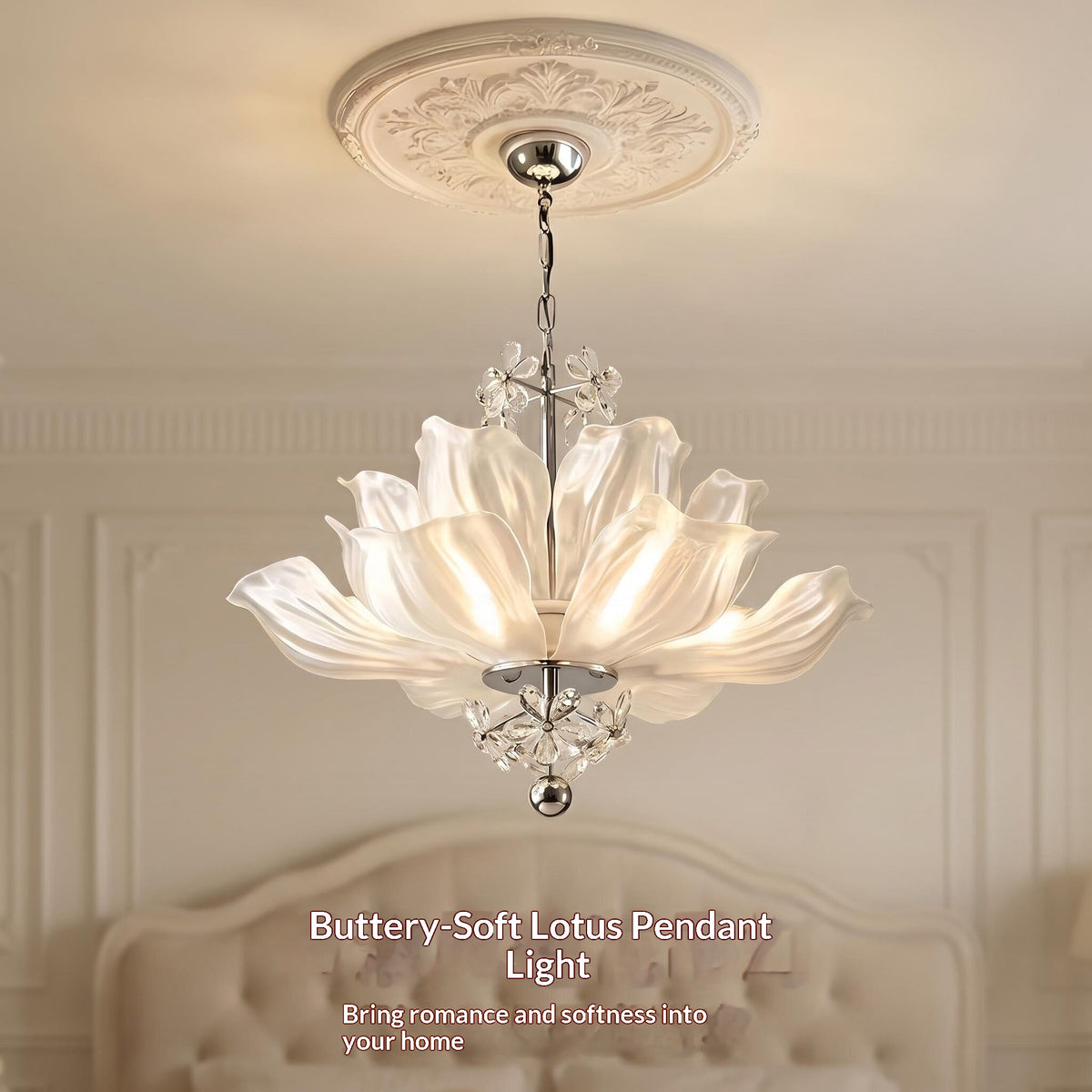 Lotus Crystal Chandelier