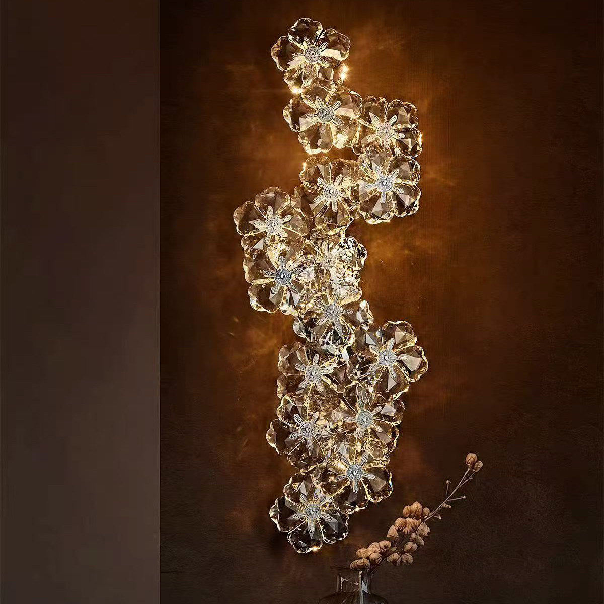 French-style luxury crystal wall lamp (2026 new model)