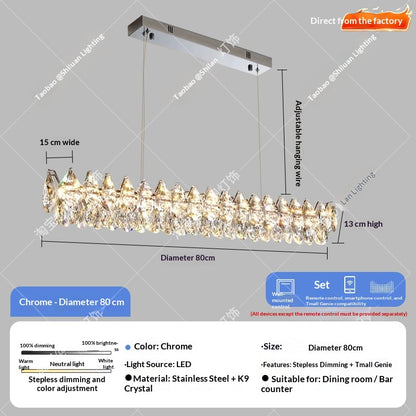 Luxury Crystal Dining Room Chandelier