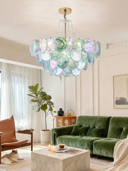 French Colorful Chandelier