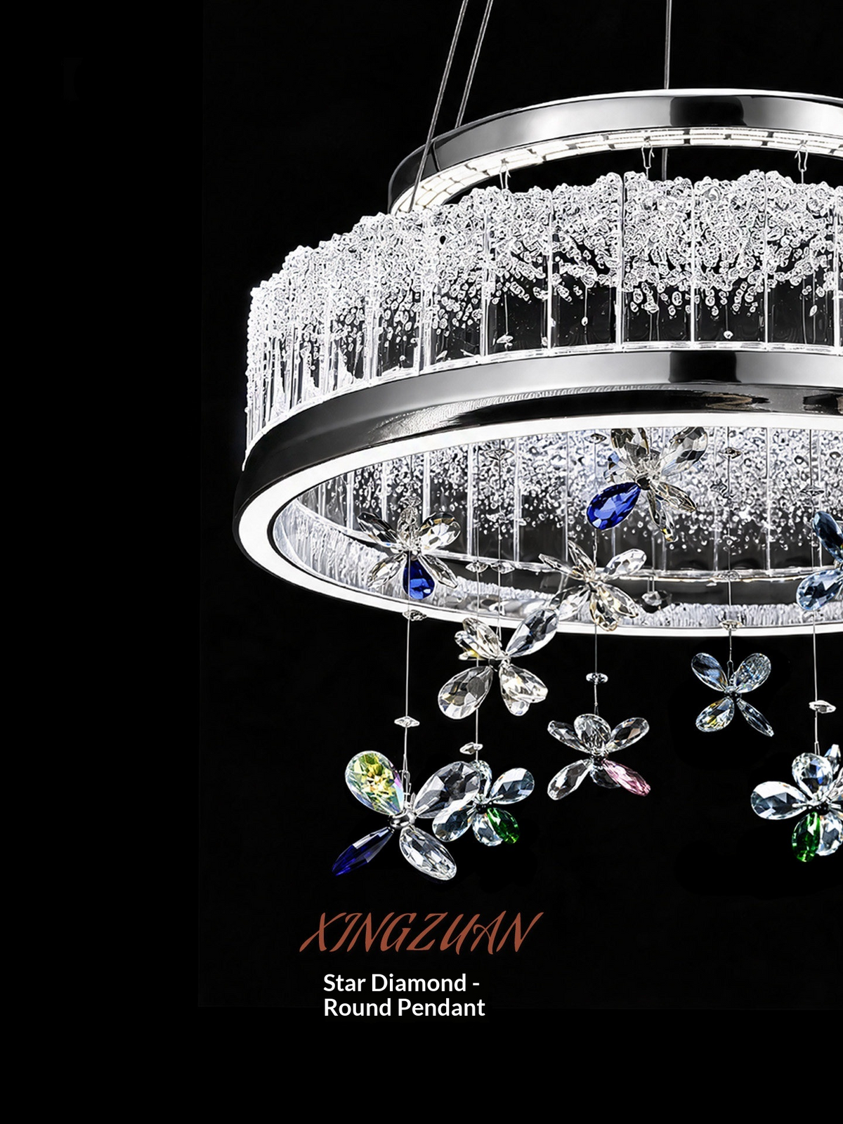 Light Luxury Butterfly Crystal Chandelier