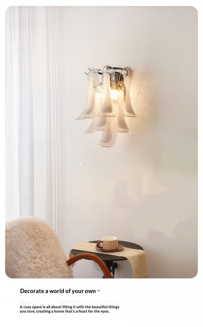 Vintage American Crystal Wall Lamp