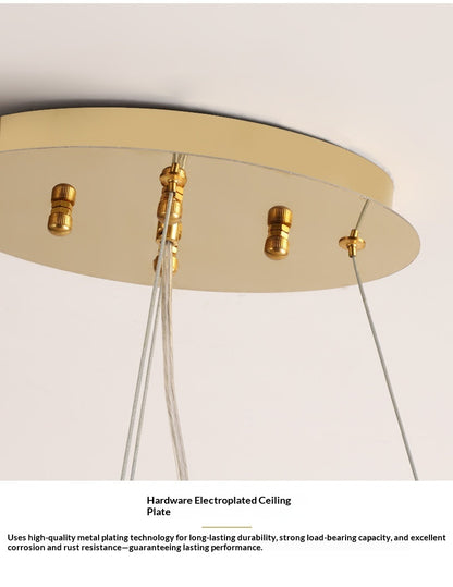 Dining room pendant lights and living room crystal chandeliers