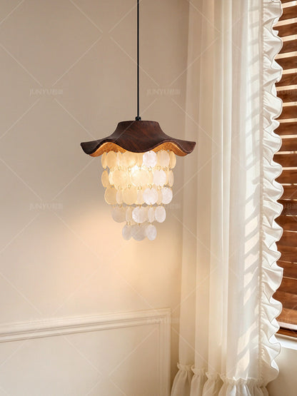 Shell Wind Chime Pendant Light