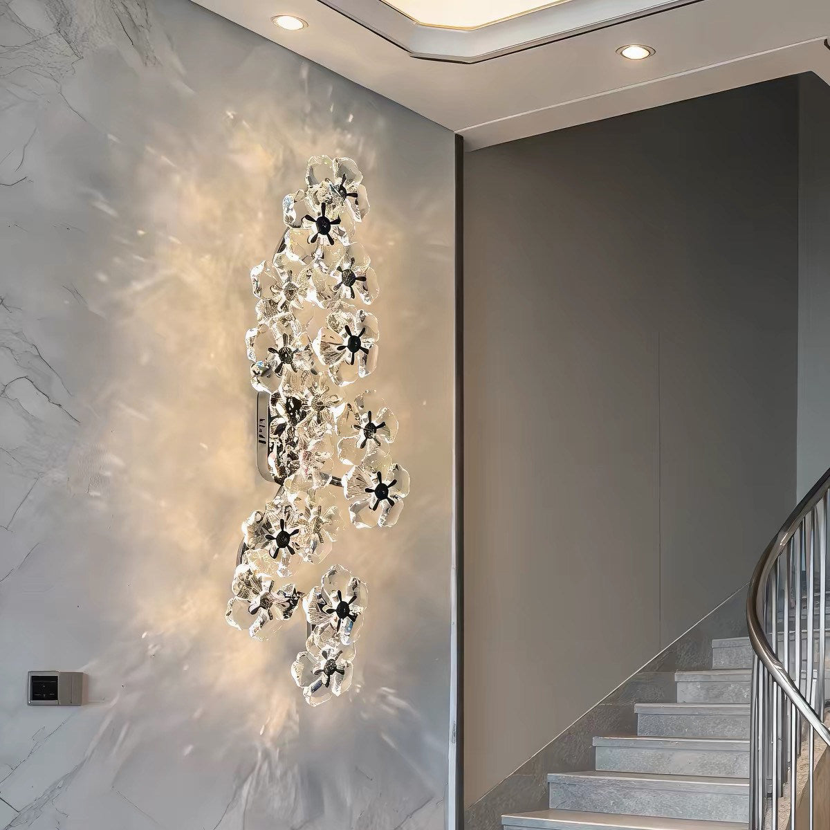 French-style luxury crystal wall lamp (2026 new model)