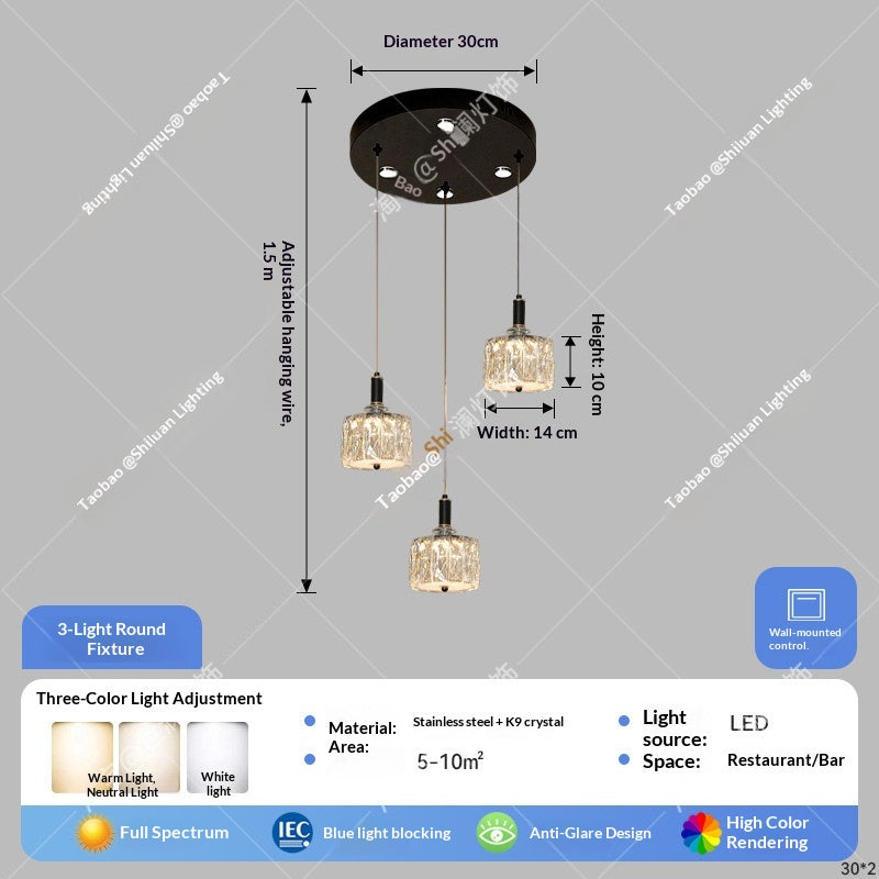 Italian-style luxury pendant light
