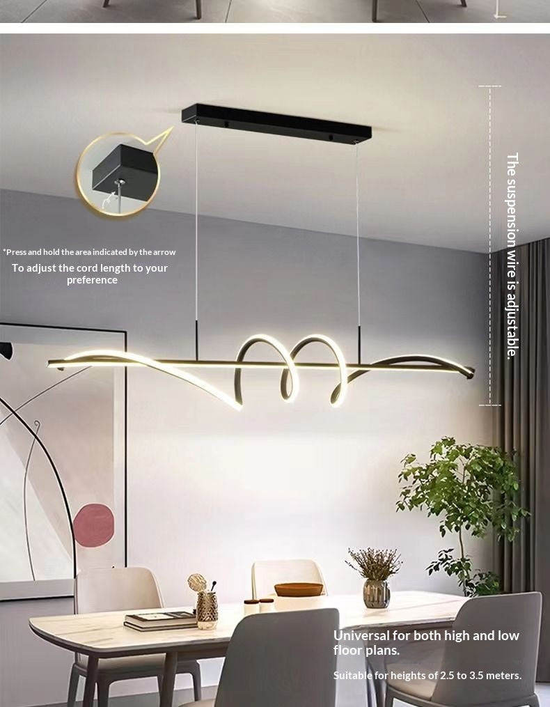 Nordic Minimalist Pendant Light for Dining Rooms