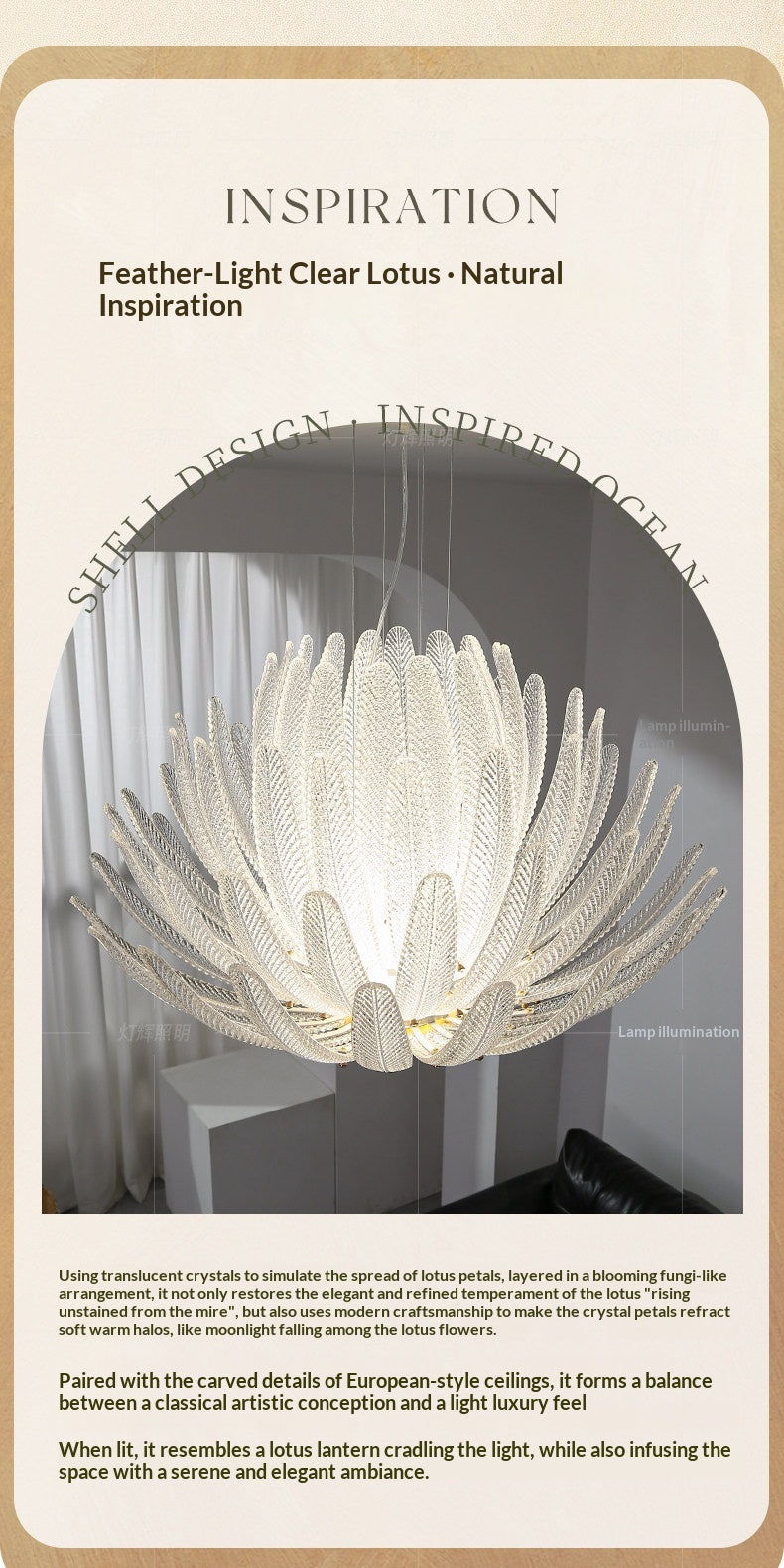 Fàshì diàodēng 4 French-style chandelier