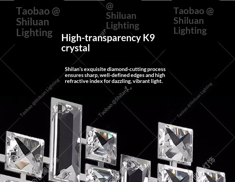Modern luxury restaurant crystal chandelier