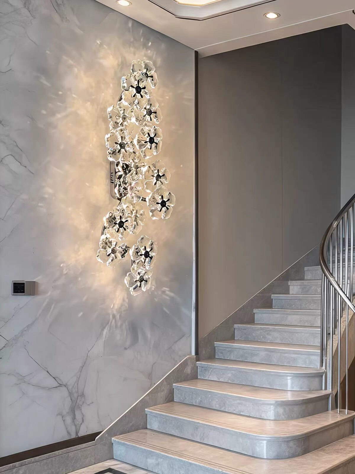 French-style luxury crystal wall lamp (2026 new model)