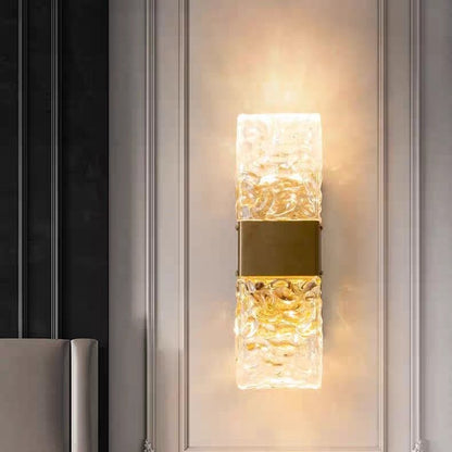 Crystal Wall Lamp for Living Room Feature Wall
