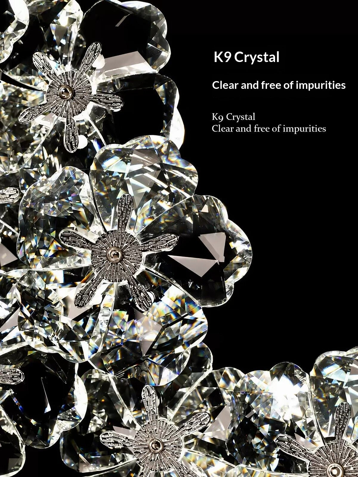 French-style luxury crystal wall lamp (2026 new model)