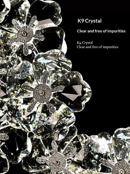 French-style luxury crystal wall lamp (2026 new model)