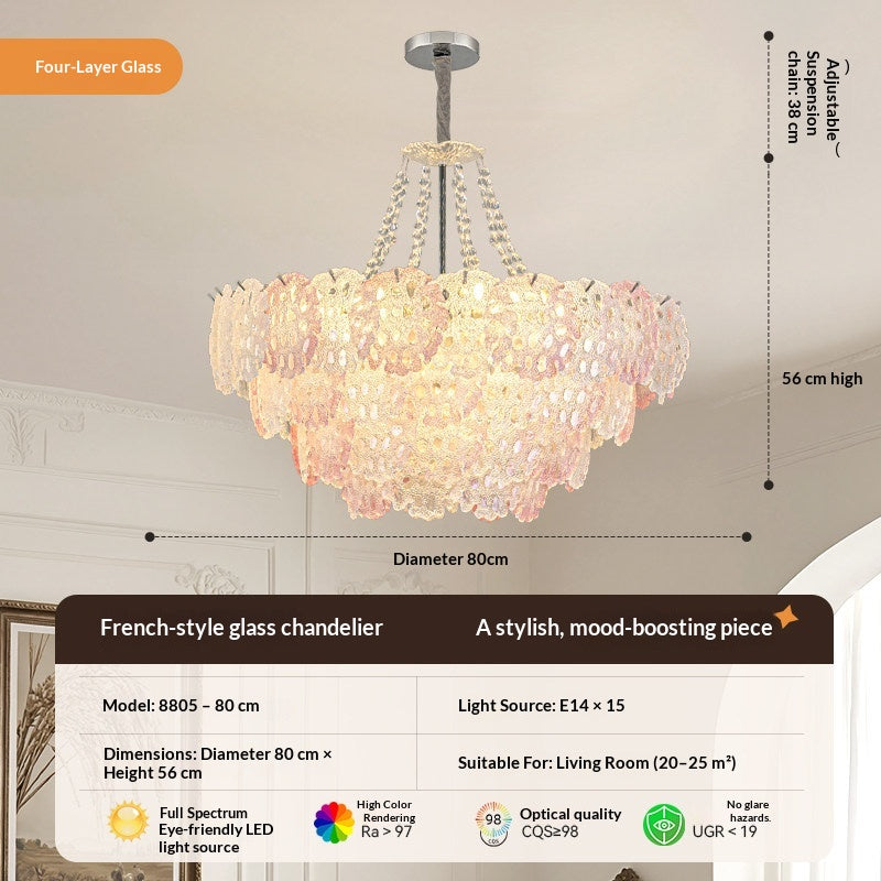 Romantic Crystal Living Room Chandelier