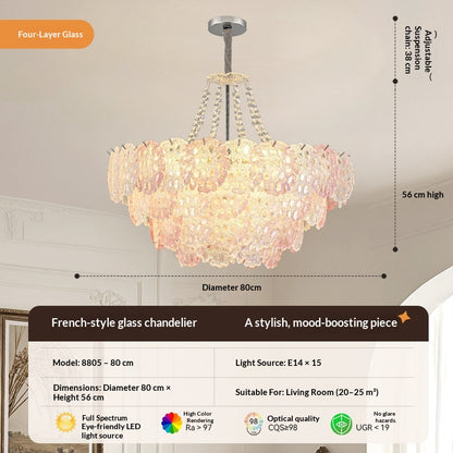 Romantic Crystal Living Room Chandelier