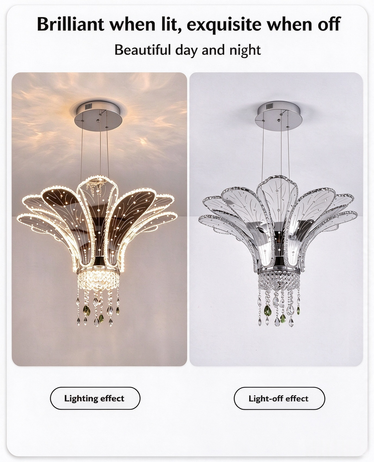 Blossom Crystal Chandelier