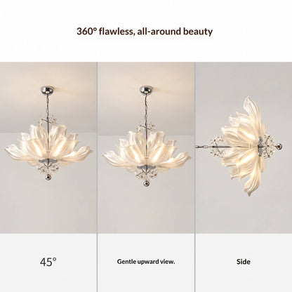 Lotus Crystal Chandelier