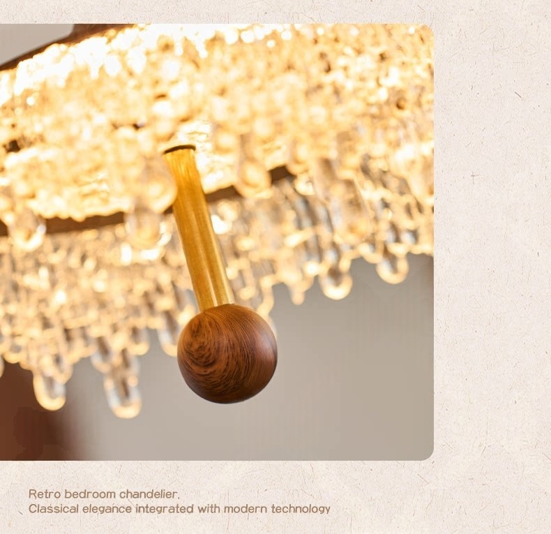 Adjustable iceberg teardrop pendant lamp