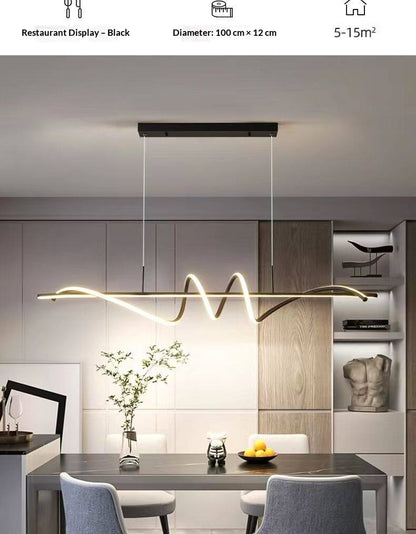 Nordic Minimalist Pendant Light for Dining Rooms