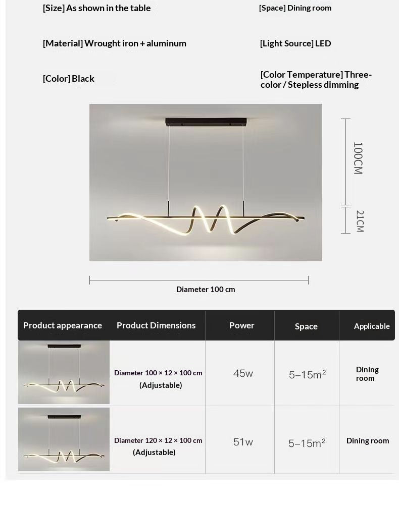 Nordic Minimalist Pendant Light for Dining Rooms