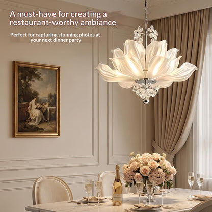 Lotus Crystal Chandelier