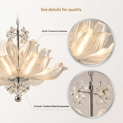 Lotus Crystal Chandelier