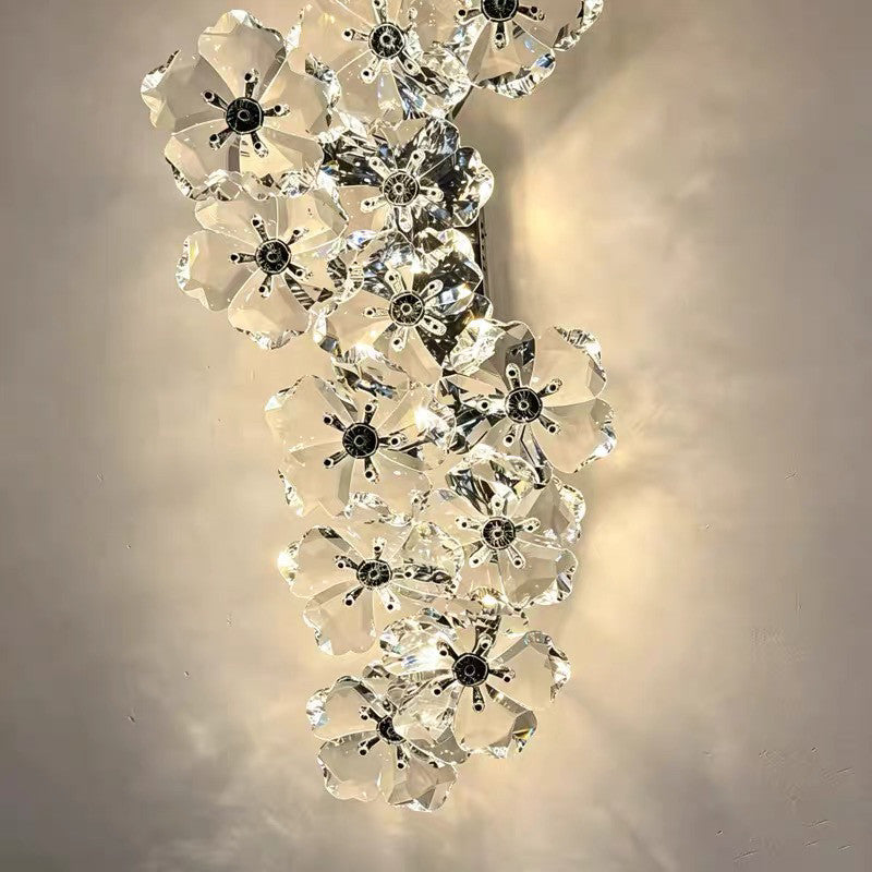 French-style luxury crystal wall lamp (2026 new model)