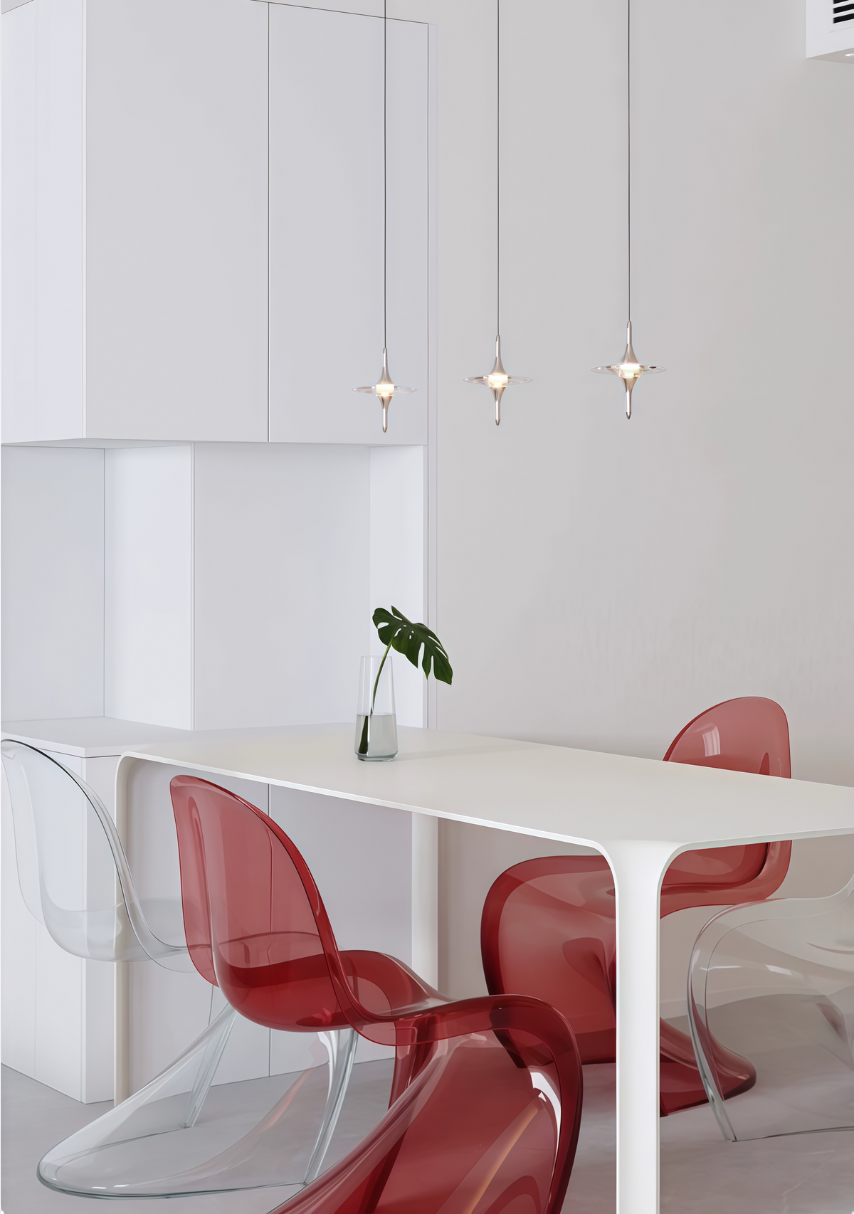 Italian-Style Luxury Crystal Bedside Pendant Light