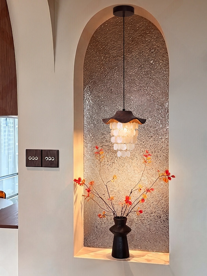 Shell Wind Chime Pendant Light