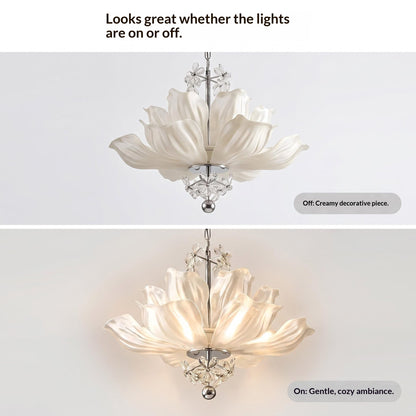Lotus Crystal Chandelier