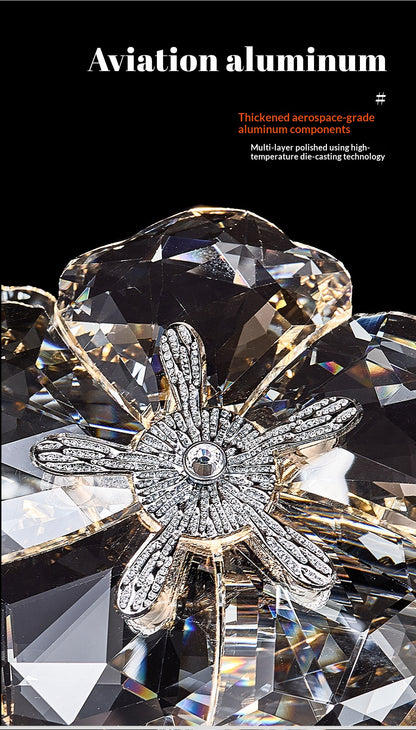 Floral Crystal Chandelier