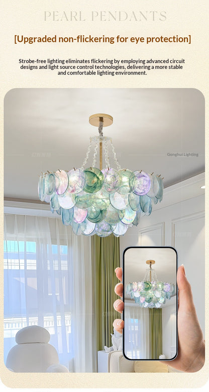 French Colorful Chandelier
