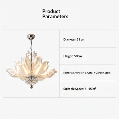 Lotus Crystal Chandelier