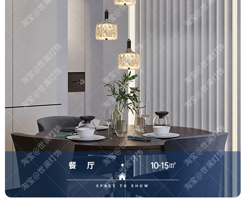 Italian-style luxury pendant light