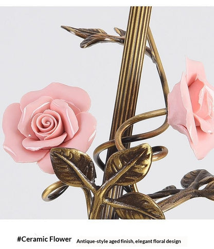 Vintage Rose Chandelier