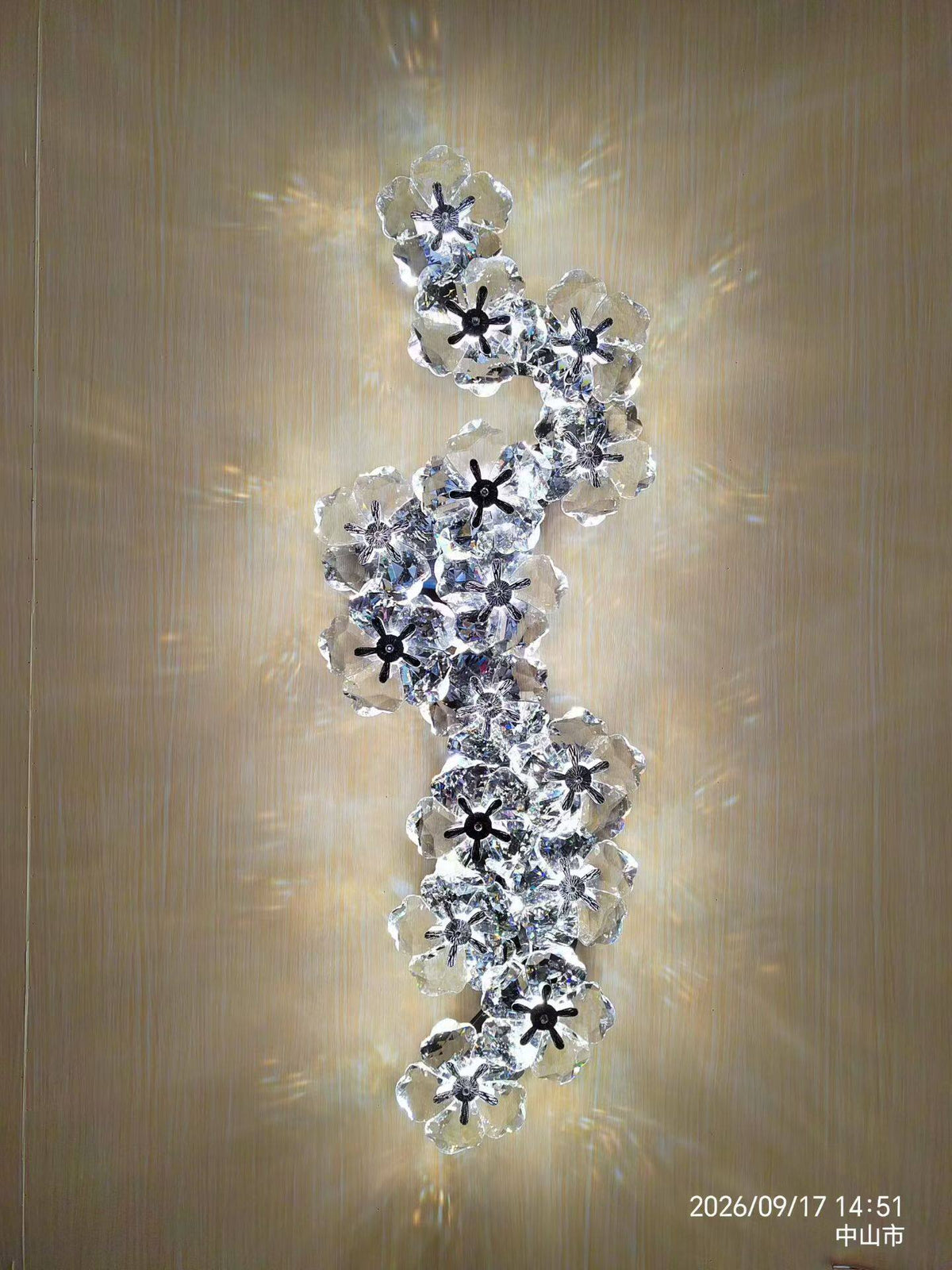 French-style luxury crystal wall lamp (2026 new model)