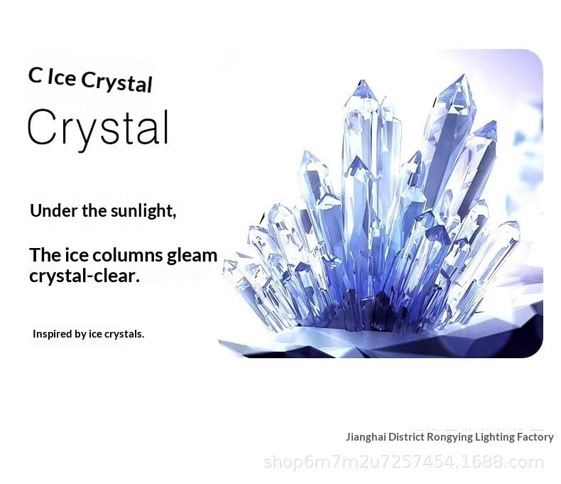 Nordic Minimalist Crystal Bedside Wall Lamp