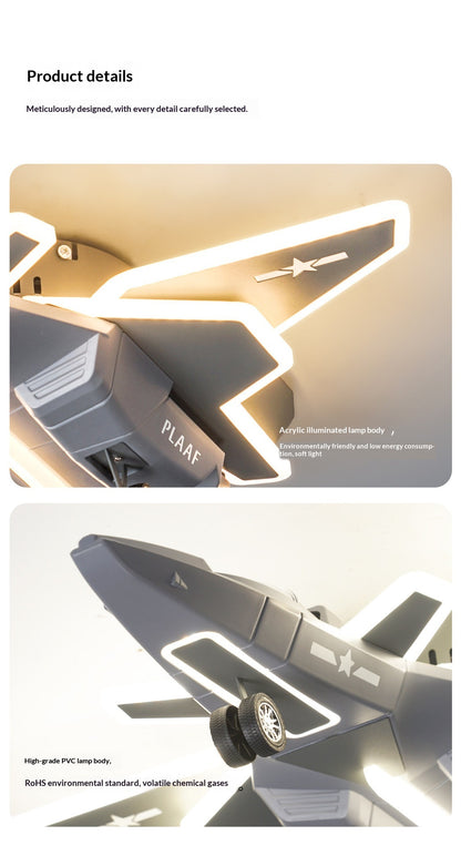 Kreative Deckenleuchte/Hängeleuchte in Flugzeugform