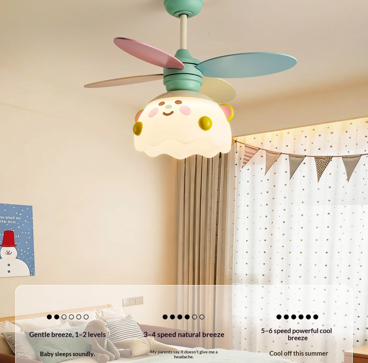 Children's Room Fan Light